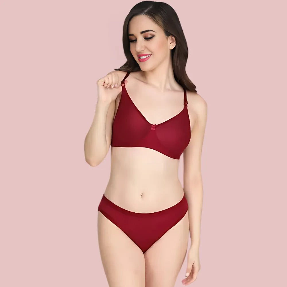 Soft Ease Cotton Comfort – Bra & Panty Set (2-Pack)