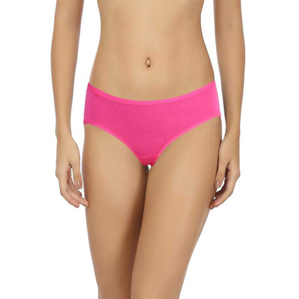 Comfy Beauty Organic Plus Size Pure Magenta Cotton Panties (Pack of 2)