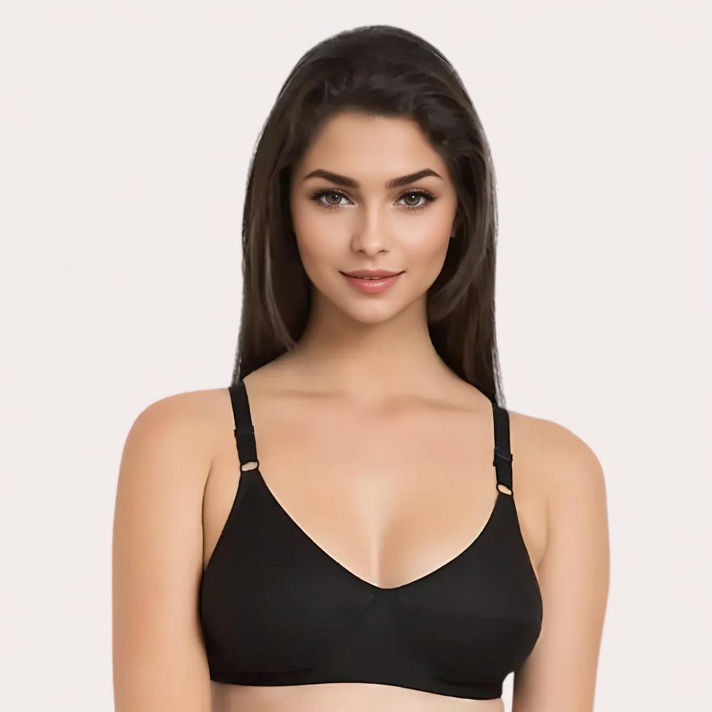 Essential Black: 2 Bras and 2 Panties Combo Set