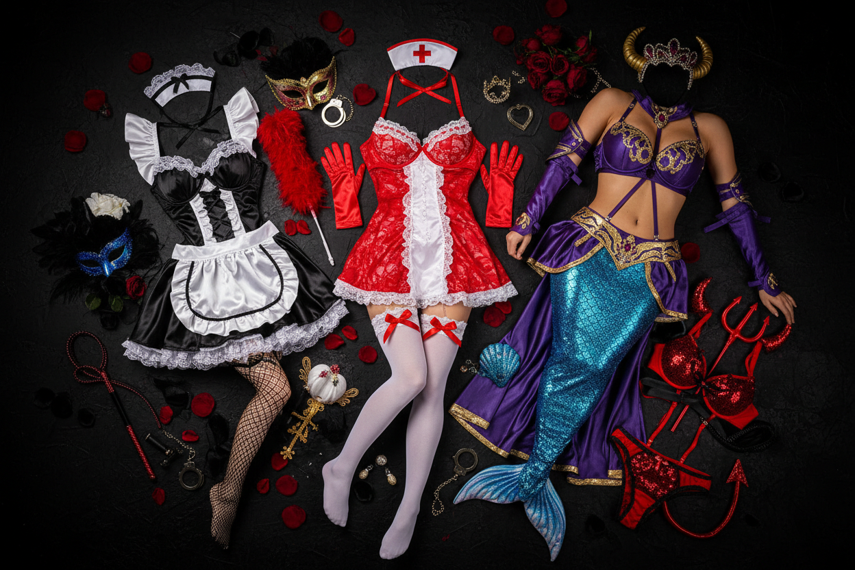 Seductive Roleplay Lingerie TRENZORA