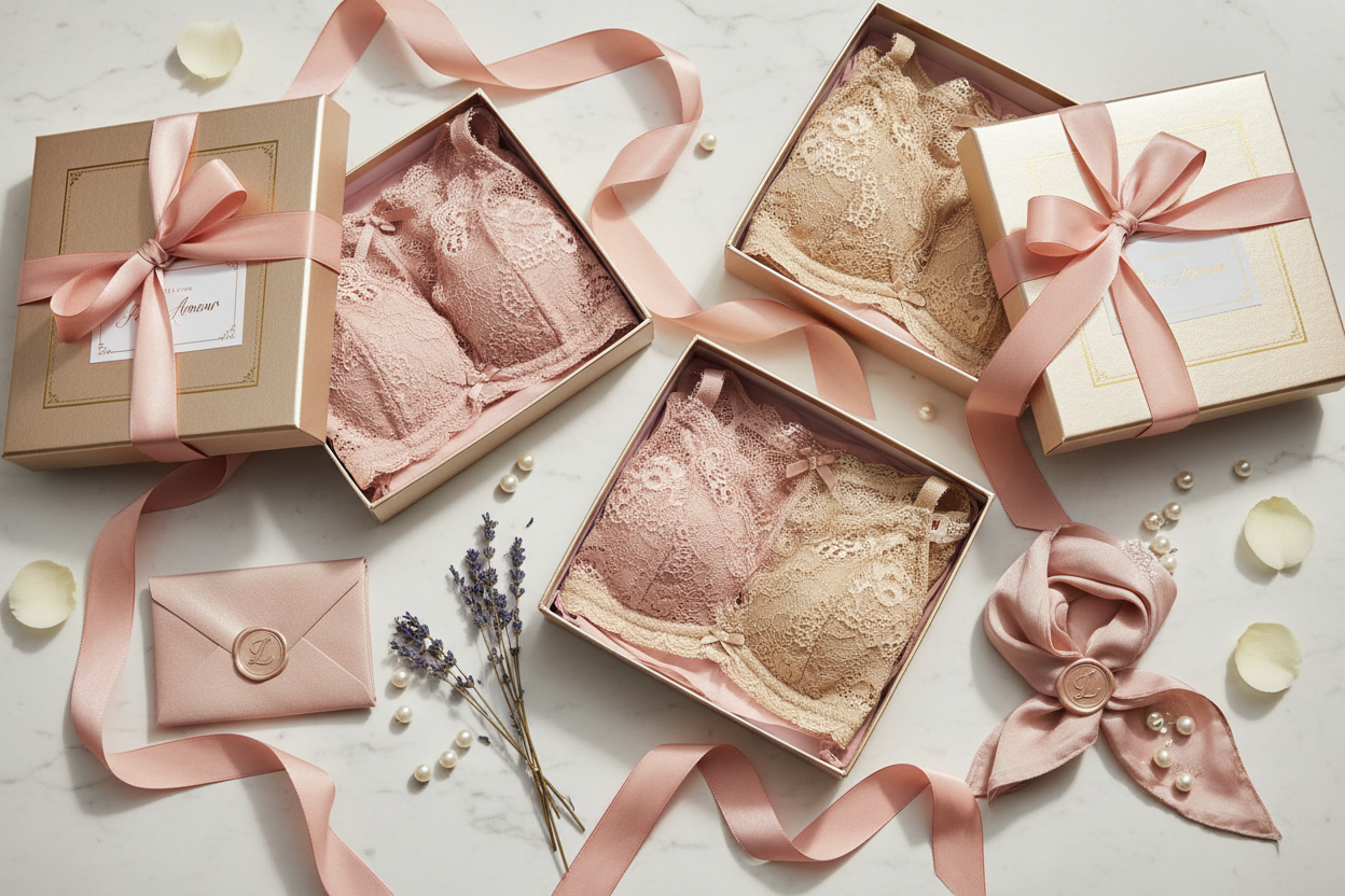 French-Inspired Luxury Bralette Gift TRENZORA