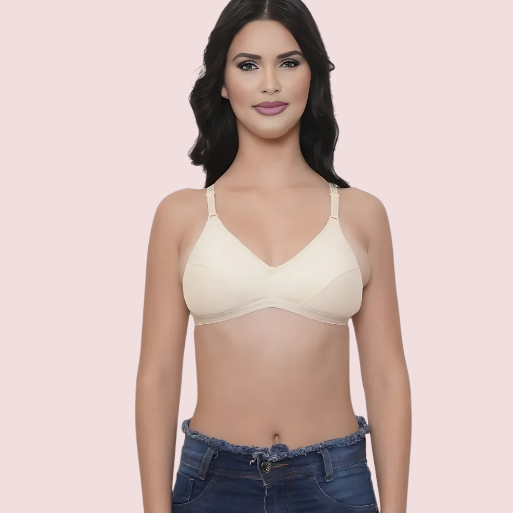 Breezy Comfort 2-Pack Cotton Summer Bra – Assorted Colors