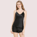 Midnight Whisper Silk Cami & Shorts Set
