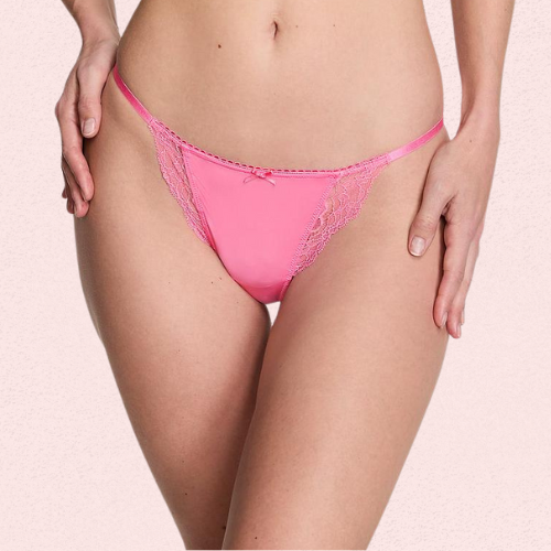 Crimson Whisper Lace Maid Costume & G-String