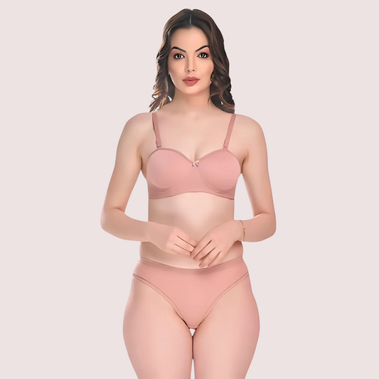 Padded Cotton Bra Panty Set for a Sexy You (2 pack)