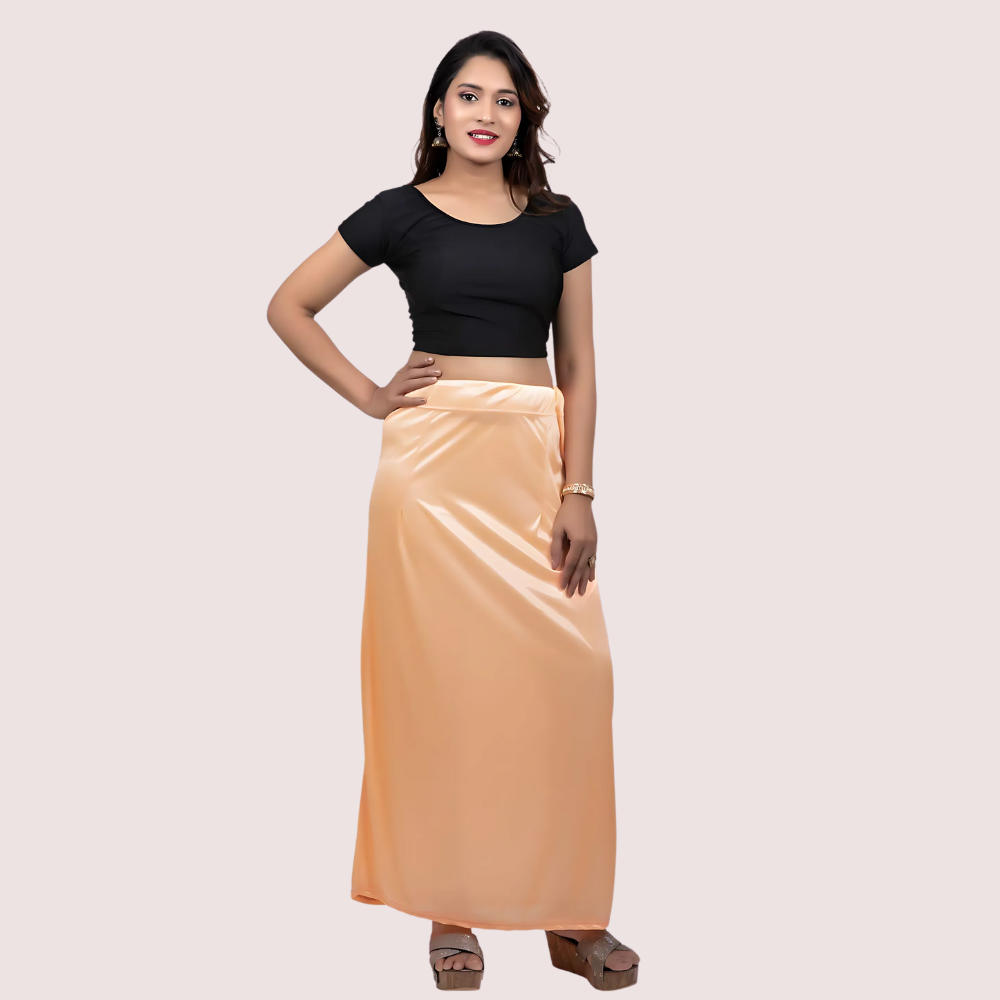 Ladies' Glossy silk Indian Petticoats