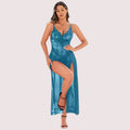 Chic Women's Babydoll Lingerie in Blue